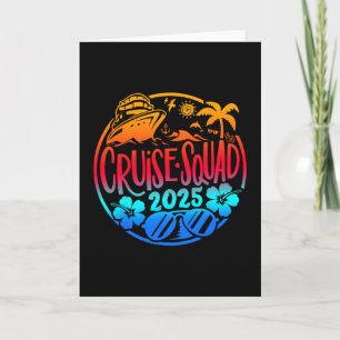Tarjeta Grupo de crucero 2026 Familia Amigos Vacaciones Co