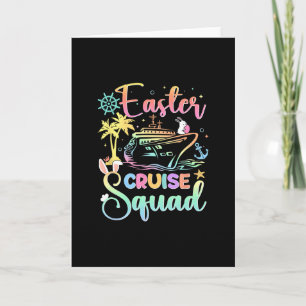 Tarjeta Grupo de crucero de Pascua 2026 Crucero Vacaciones