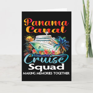 Tarjeta Grupo de crucero del Canal de Panamá 2025 Amigo Fa