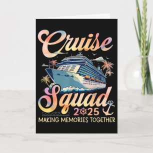 Tarjeta Grupo de Crucero Familiar 2025 Coincidiendo Vacaci