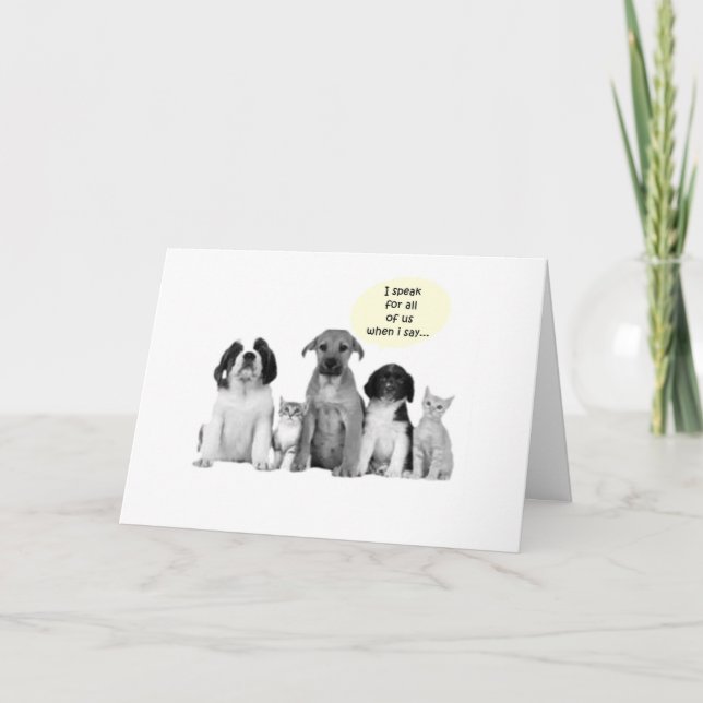 TARJETA GRUPO DE CUMPLEAÑOS 21 GREETINGS DOGGIE ESTILO (Anverso)