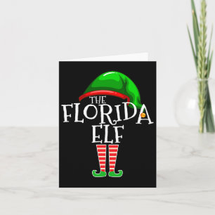Tarjeta Grupo de duendes de Florida, regalo de Navidad par