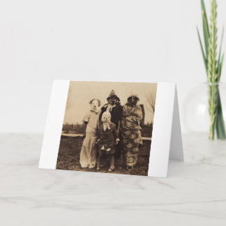 Tarjeta Grupo de espeluznante