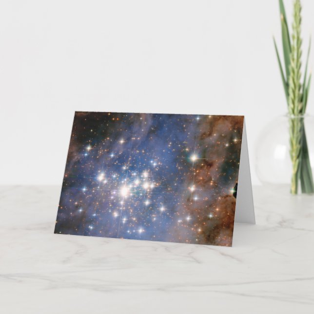 Tarjeta Grupo de estrellas Trumpler 14. (Anverso)