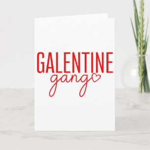 Tarjeta Grupo de Galentines de San Valentín Galentines Coi