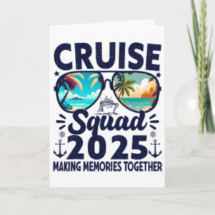 Tarjeta Grupo de viaje de vacaciones de verano 2025 de Cru