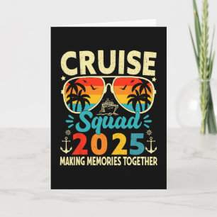Tarjeta Grupo de viaje de vacaciones de verano de Cruise S