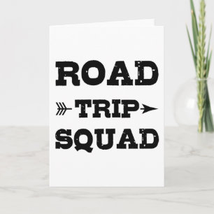 Tarjeta GRUPO DE VIAJE DIVERTIDO Camisetas iguales para va