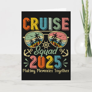 Tarjeta Grupo familiar Cruise Squad 2025 Vacaciones de ver
