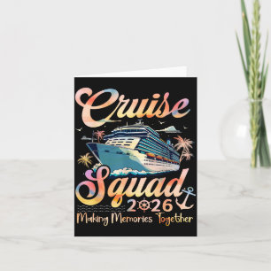 Tarjeta Grupo familiar de Cruise Squad 2026 que coincide e