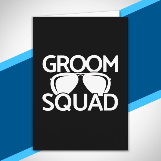 Tarjeta Grupo Groomsman Grupo Bacheler Party Squad (Subido por el creador)