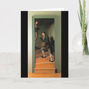 Tarjeta Grupo Staircase, por Charles Willson Peale