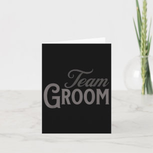 Tarjeta Grupo Team Groom Fiesta de bachiller coincidente 2