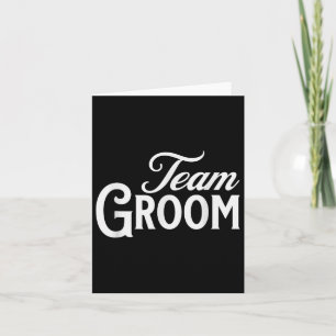 Tarjeta Grupo Team Groom Fiesta de bachiller coincidente 2