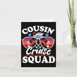 Tarjeta Grupo V Fiesta de cruceros Cousin Cruise Squad 202