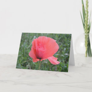 Tarjeta Grusskarte escribió Mohnblume: Tener un día feliz