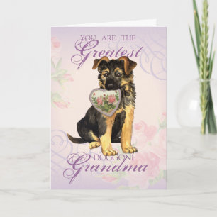 Tarjeta GSD Heart Grandma