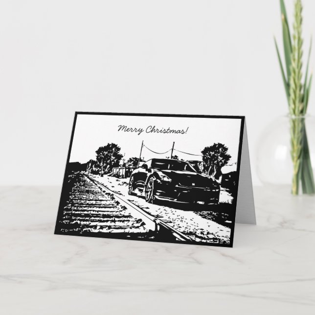 Tarjeta GTR del día de fiesta del navidad del (Anverso)