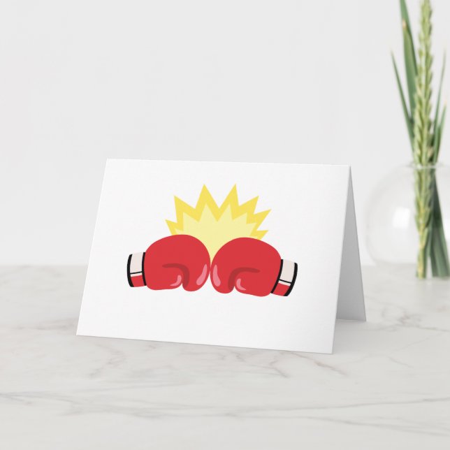 Tarjeta Guantes de boxeo (Anverso)