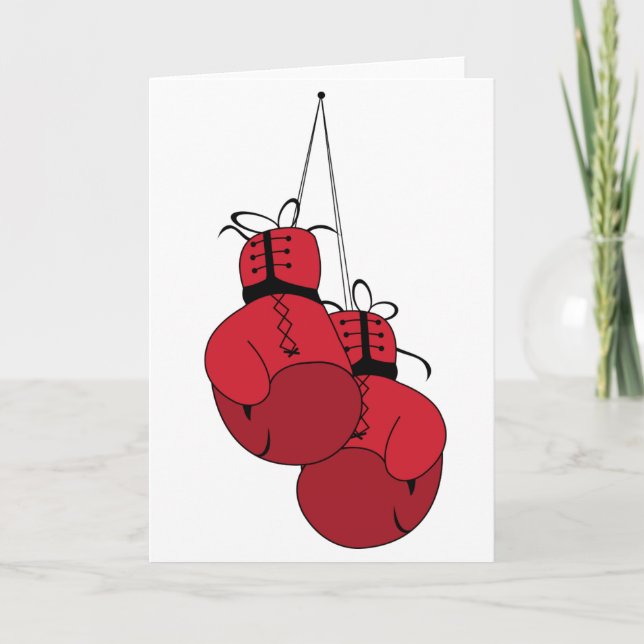 Tarjeta Guantes de boxeo (Anverso)
