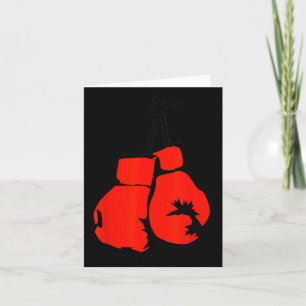 Tarjeta Guantes de boxeo colgantes