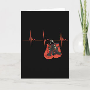 Tarjeta Guantes de boxeo de pulso de latido del corazón Ek
