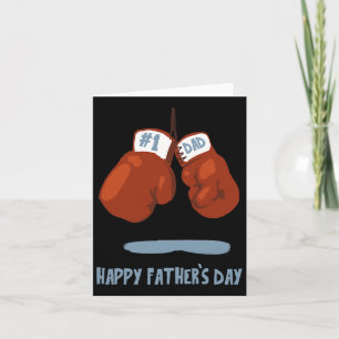 Tarjeta Guantes de boxeo Día del Padre #1 Papá