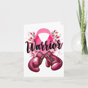 Tarjeta Guantes de boxeo Guantes de cáncer de mama de cint
