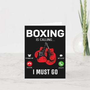 Tarjeta Guantes De Boxeo Pantalla De Teléfono El Boxeo Me