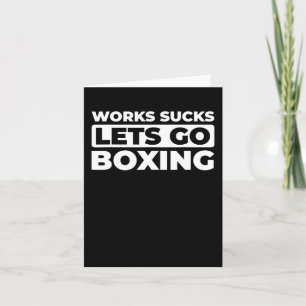 Tarjeta Guantes de boxeo retro - Caja de cosecha de chispa