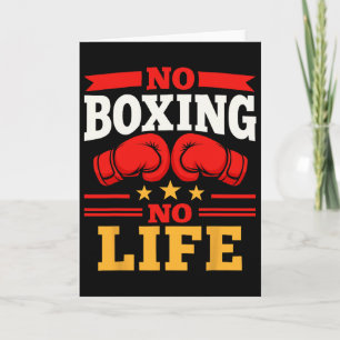 Tarjeta Guantes de boxeo sin boxeo sin vida Guantes de box