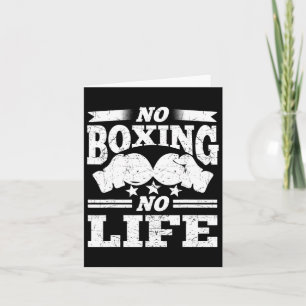 Tarjeta Guantes de boxeo sin vida Guantes de boxeo