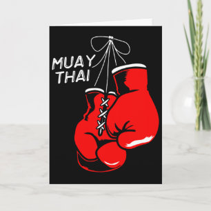 Tarjeta Guantes de Kickboxing Thai Boxing Muay Thai