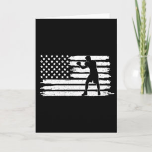 Tarjeta Guantes de Kickboxing Usa Bandera Americana Equipo