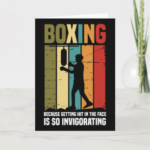 Tarjeta Guantes G de boxeo de sombra, kickboxing, boxeador