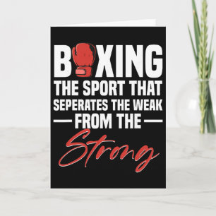 Tarjeta Guantes G de boxeo de sombra, kickboxing, boxeador
