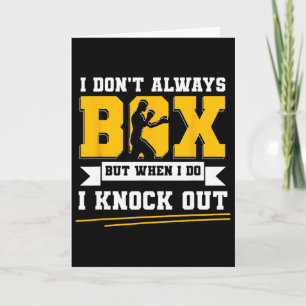 Tarjeta Guantes G de boxeo de sombra, kickboxing, boxeador