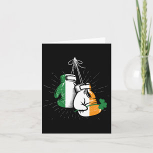 Tarjeta Guantes irlandeses de boxeo Shamrock - Boxer