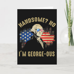 Tarjeta Guapo No Soy Georgeous 4 De Julio 1776 Ltsp 