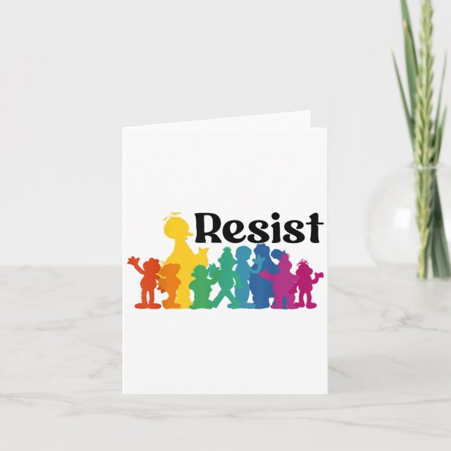 Tarjeta Guardar gráfico de caracteres arcoiris de P.b.s Re (Anverso)