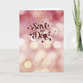 Tarjeta Guardar La Fecha (Proverbios 18:22) Borgoña/Tan/Bl