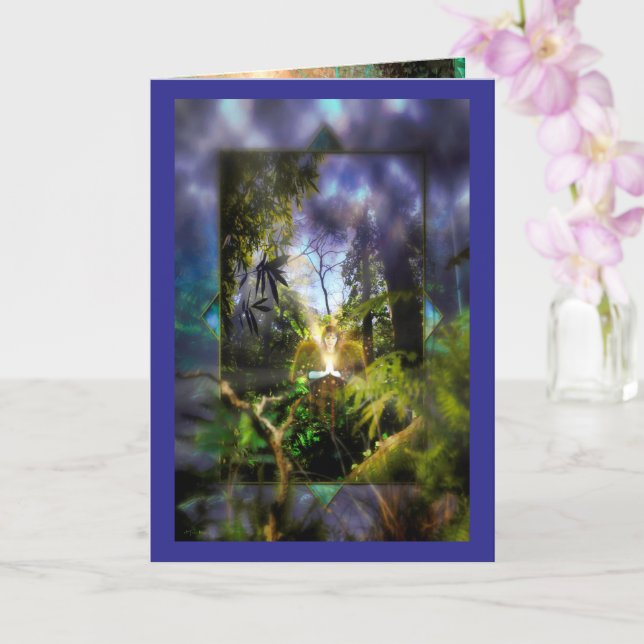 TARJETA GUARDIAN ANGEL (Orquídea)