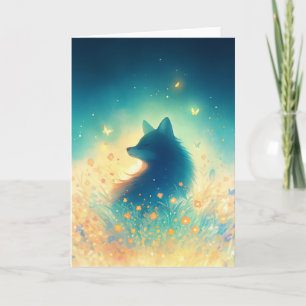 Tarjeta Guardián del bosque de medianoche