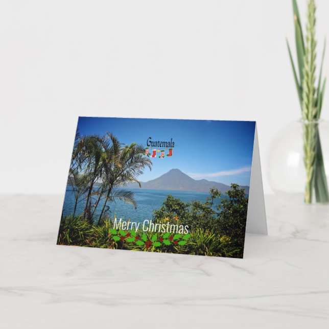 Tarjeta Guatemala, Feliz Navidad, (Anverso)