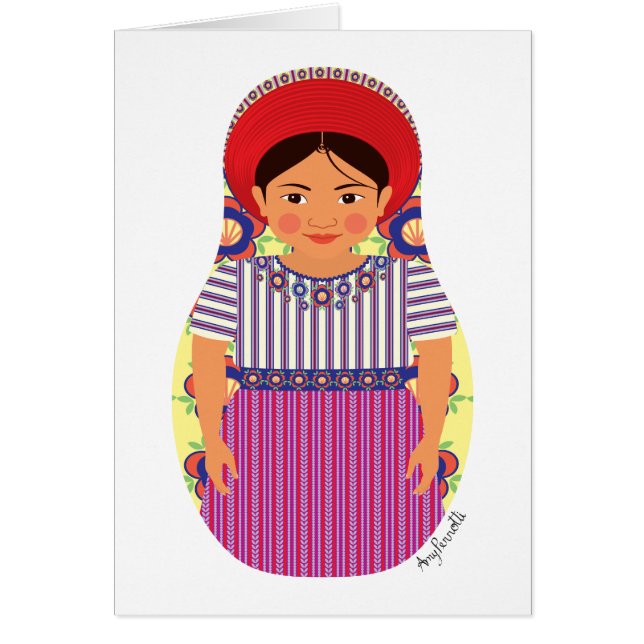 Tarjeta guatemalteca Matryoshka (Frente)