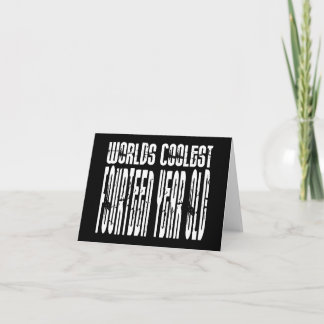 Tarjeta Guay 14th Birthdays World Coolest Catorce Años