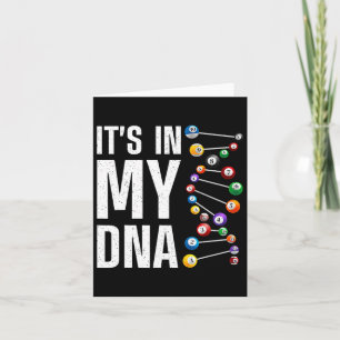 Tarjeta Guay Billiards Art For Men Women Pool Player Billi