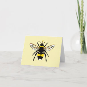 Tarjeta Guay bullicioso BEE - Vida silvestre - Insectos - 
