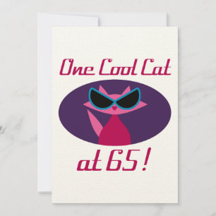 Tarjeta Guay Cat 65th Birthday