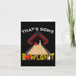 Tarjeta Guay es un regalo de boliche divertido para hombre